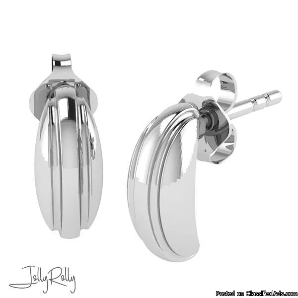 Ponytail Silver Earrings and Studs by JollyRolly