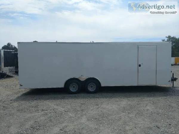 8.5  X 24  TA enclosed trailer