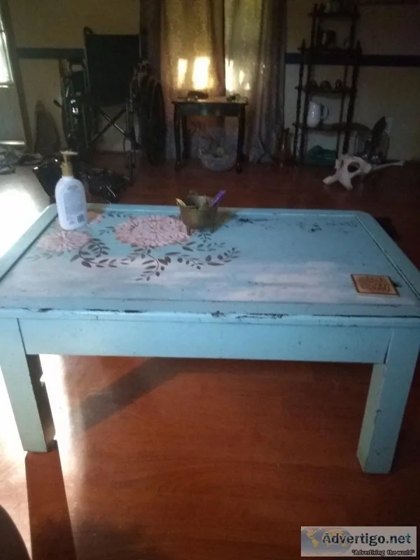 Solid wood coffee table