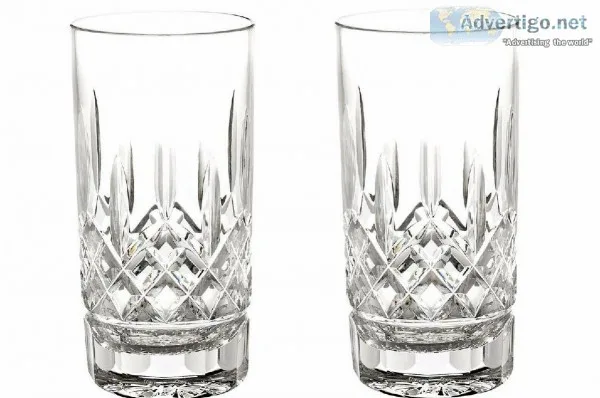 Waterford Lismore Tall 12 OZ Highball Tumblers Brand New in Indi
