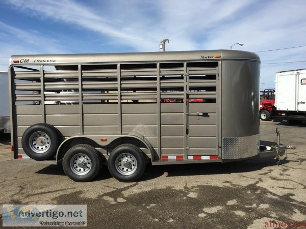 16ft Livestock Trailer   CM Stock Trailer CMS6640-16