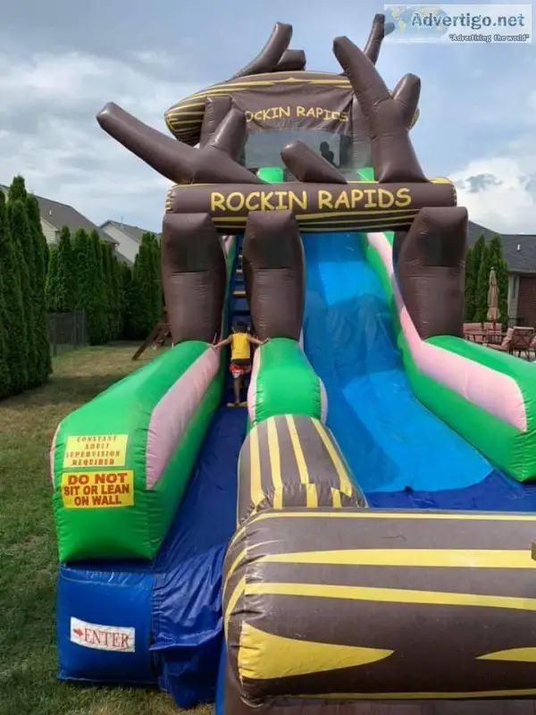 Party Rentals - (Commercial Inflatable Waterslide Bounce House M
