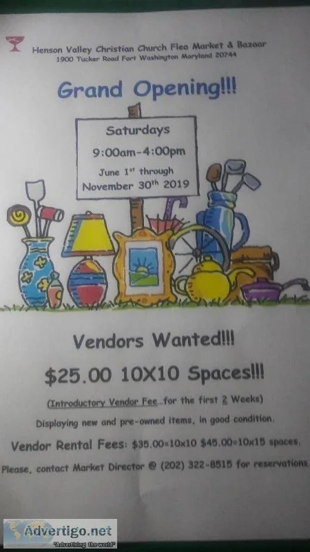 Henson Valley Christian Church Flea Market and Bazaar
