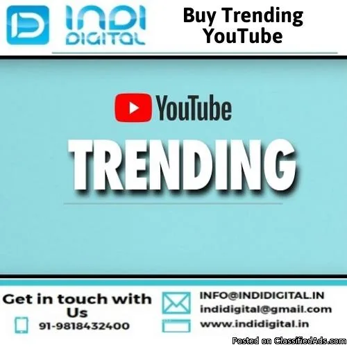 How to buy trending youtube services in India