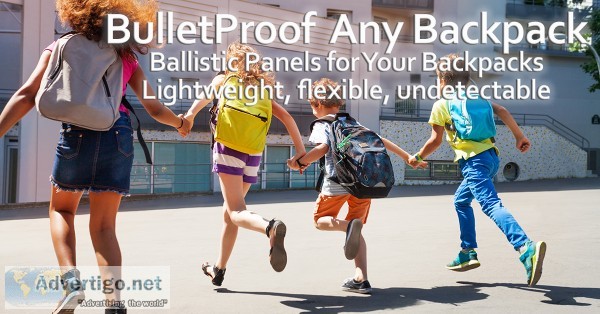Help Keep Your Kids Safe with this Bulletproof Backpack Shield I