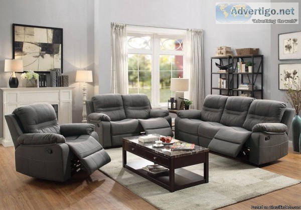 SLATE BLUE BREATHABLE LEATHERETTE 3PCS  &quotWHOLESALE" 