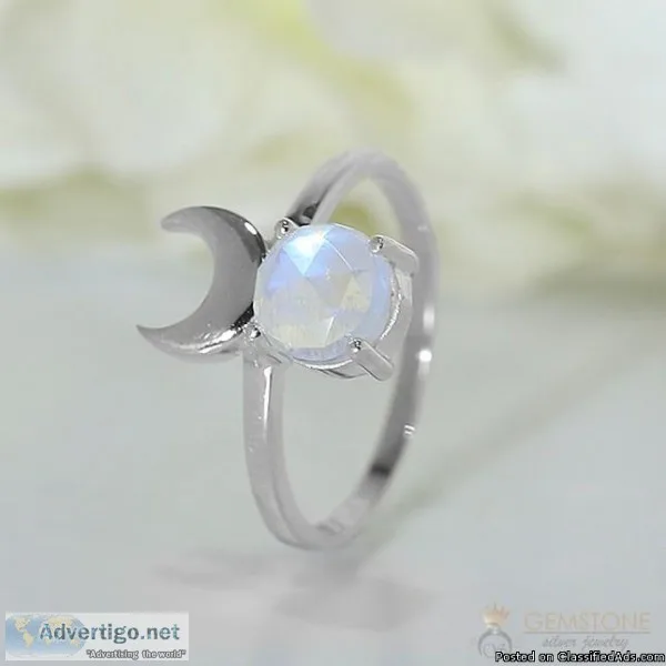 Moonstone Ring Ethereal Noblesse-GSJ