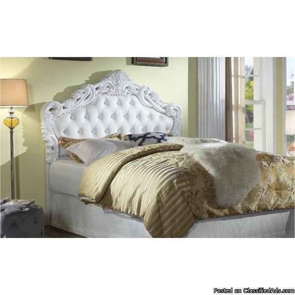 PALADIN CLASSIC STYLE QUEENFULL UPHOLSTERED PANEL HEADBOARD&bull
