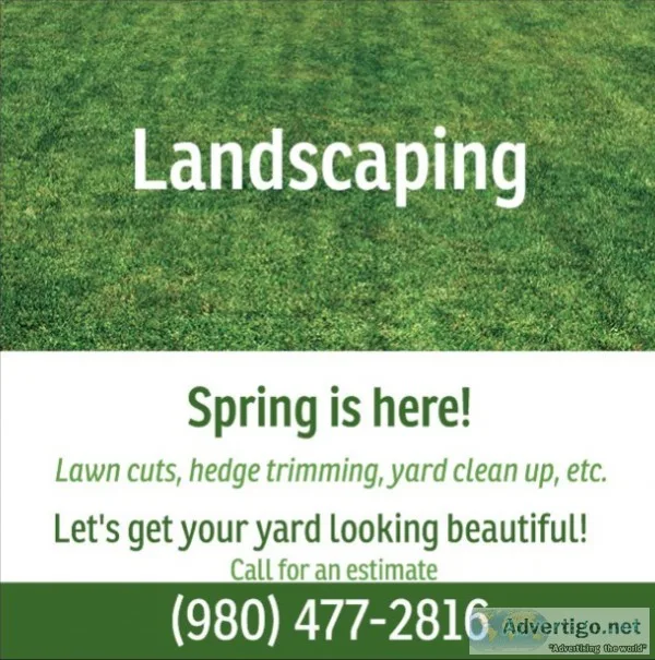 Landscaping services