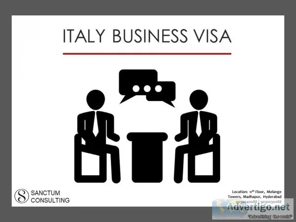 Apply for Italy Business Visa at an affordable cost