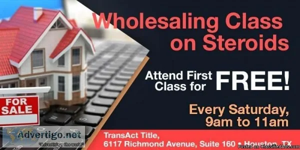 KICK OFF THE NEW YEAR WITH GETTING A WHOLESALE DEAL DONE