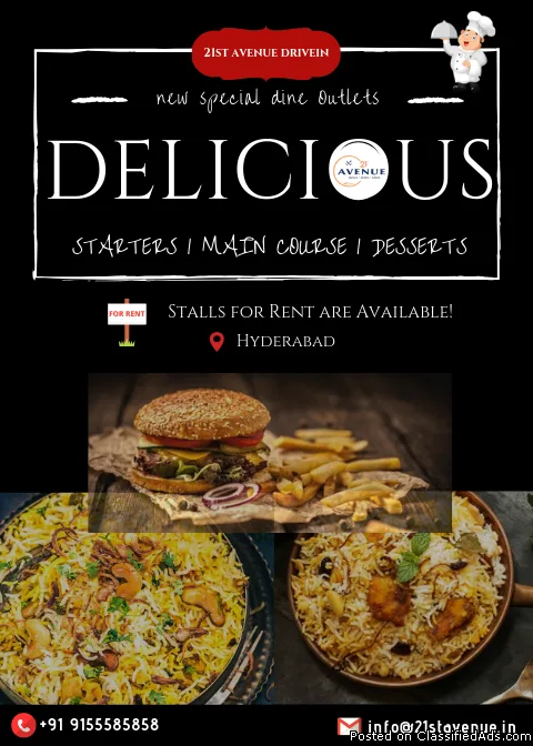 Best Food court in Hyderabad - 21st Avenue DriveInLB Nagar