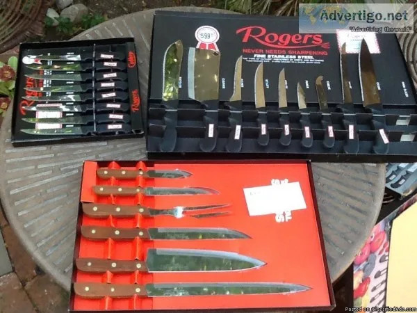 New cutlery 3 knife sets