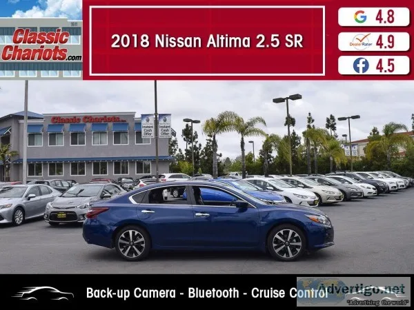 Used 2018 Nissan Altima 2.5 SR for Sale in San Diego - 19619