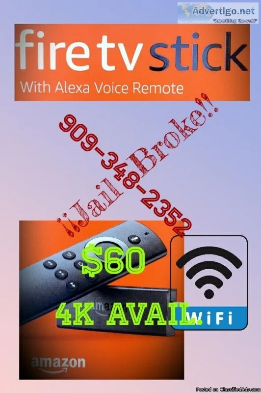 Amazon Fire TV stick Loaded also 4k available