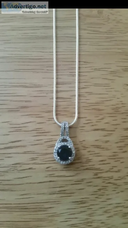 White Gold Filled tanzanite