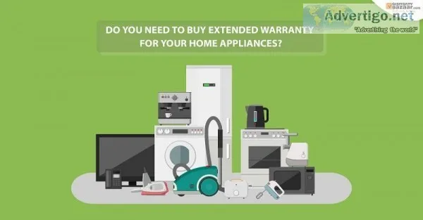 Buy Extended Warranty For Your Home Appliances