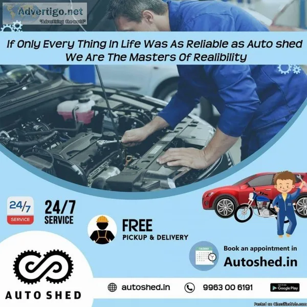 Car and Bike Repair Service Center in Gachibowli Hitech City Hyd