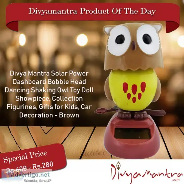 Buy Divya Mantra Solar Power Dashboard Bobble Head Dancing Shaki