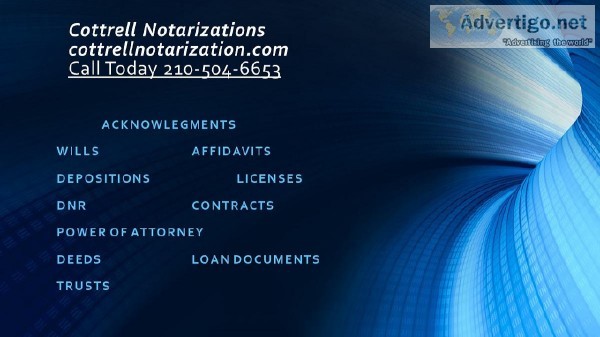 Mobile Public Notary San Antonio