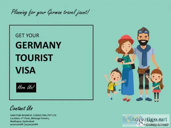 Get Germany Tourist Visa through Sanctum Consulting