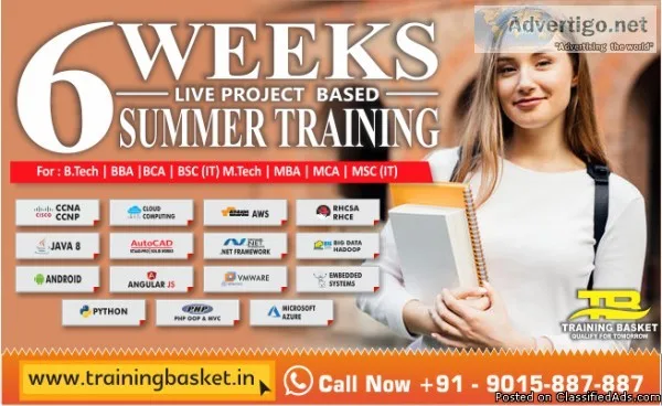 Best Summer Training in Noida  Summer Training Certification