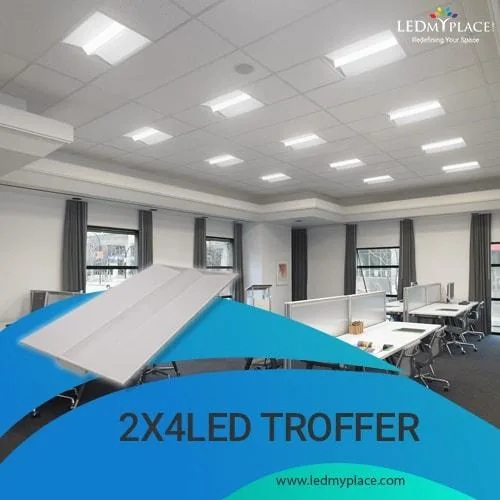 2X4 LED Troffer For White and Prismatic Lighting At Your Office