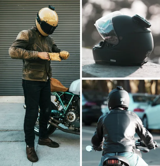 Motorcycle helmet headphones - Domio Sports