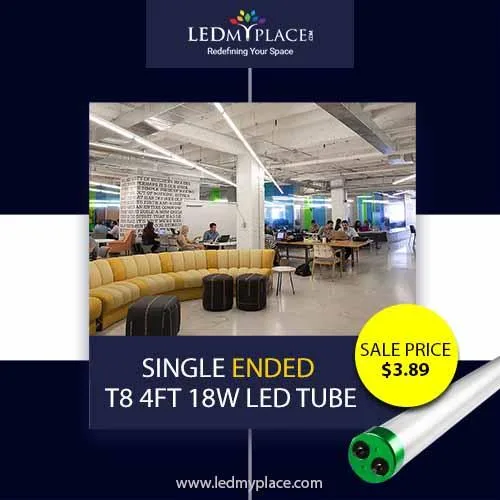 4ft LED Tube Frosted - Most Suitable Light Source For Soft Light