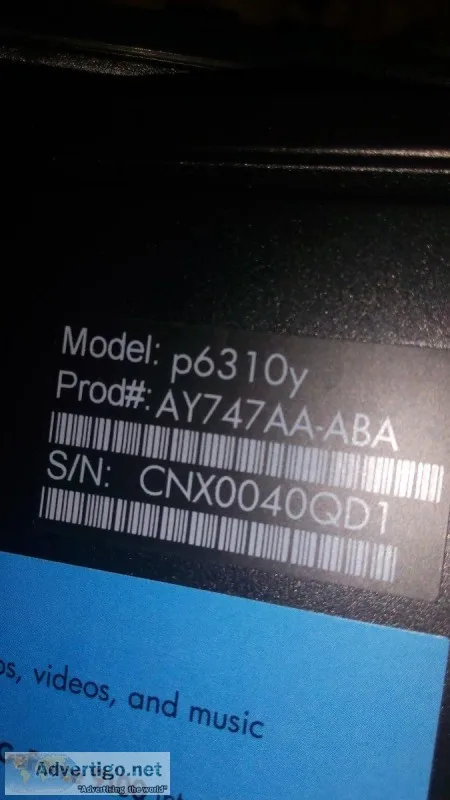 HP Quad Core desktop