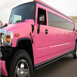 Leicester Limo Hire in White Pink and Black Color