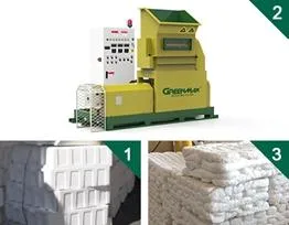 Foam recycling machine GREENMAX Mars C100