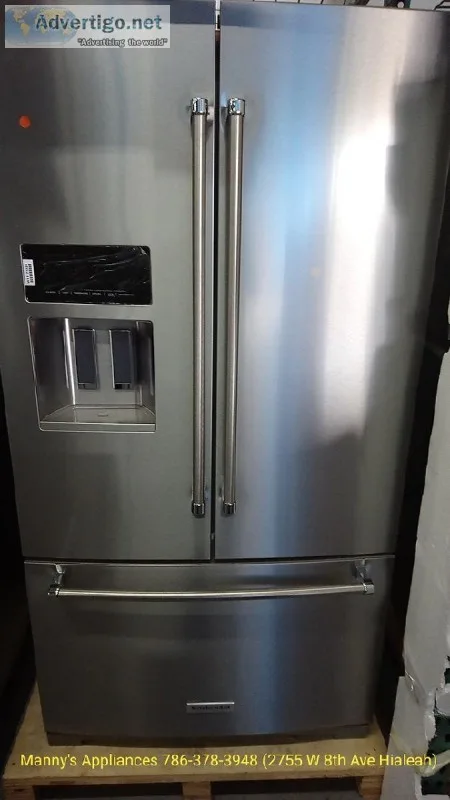 Kitchenaid 36&quot Side by Side Refrigerator French Door Stainle