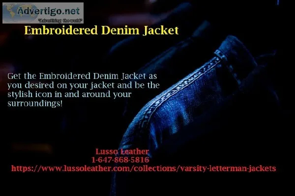 Embroidered Denim Jacket
