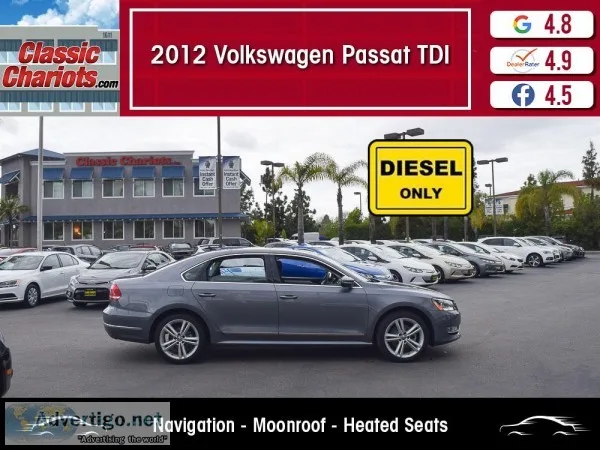 Used 2012 Volkswagen Passat TDI SE for Sale in San Diego - 19623