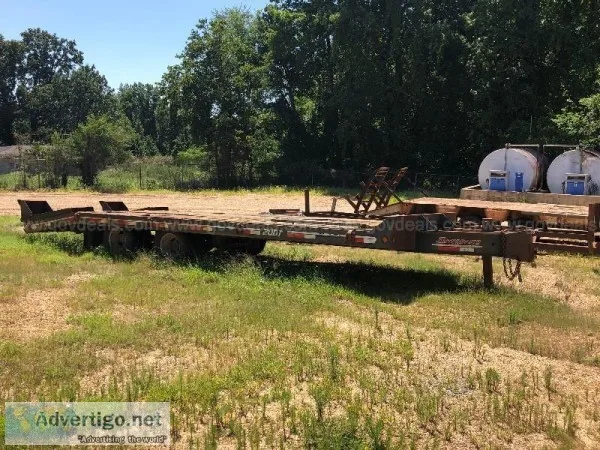 Interstate Lowboy Dove Tail Trailer