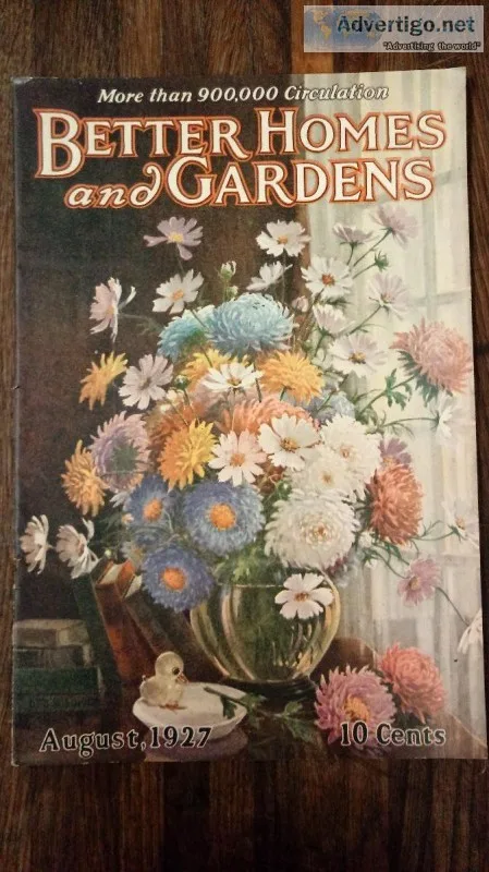 Better Homes and Gardens Aug 1927 Magazine