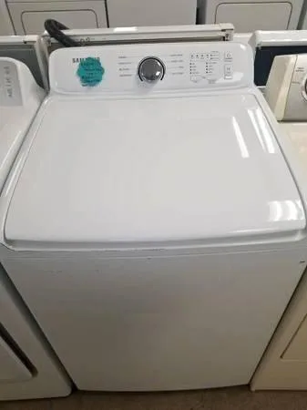White Samsung washer