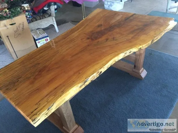 Live edge table