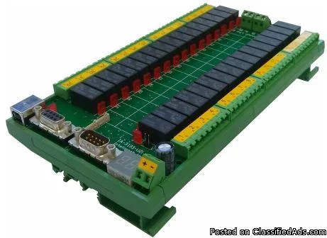 32-Channel Multiplexer USB  www.online-devices.c om