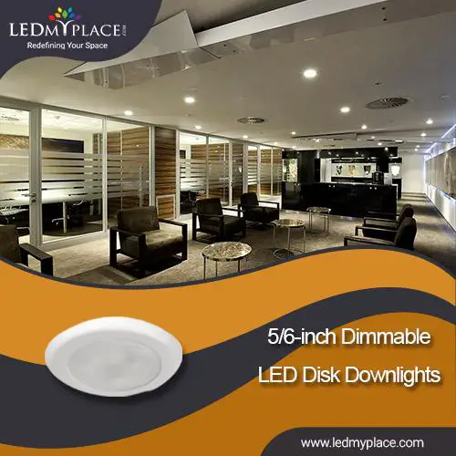 Buy 56-inch Dimmable LED Disk Downlights On Sale