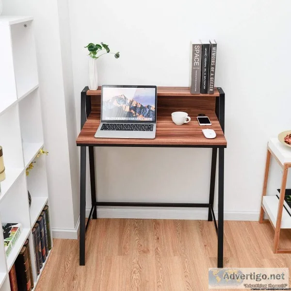 2 Tier Computer Desk Home Office