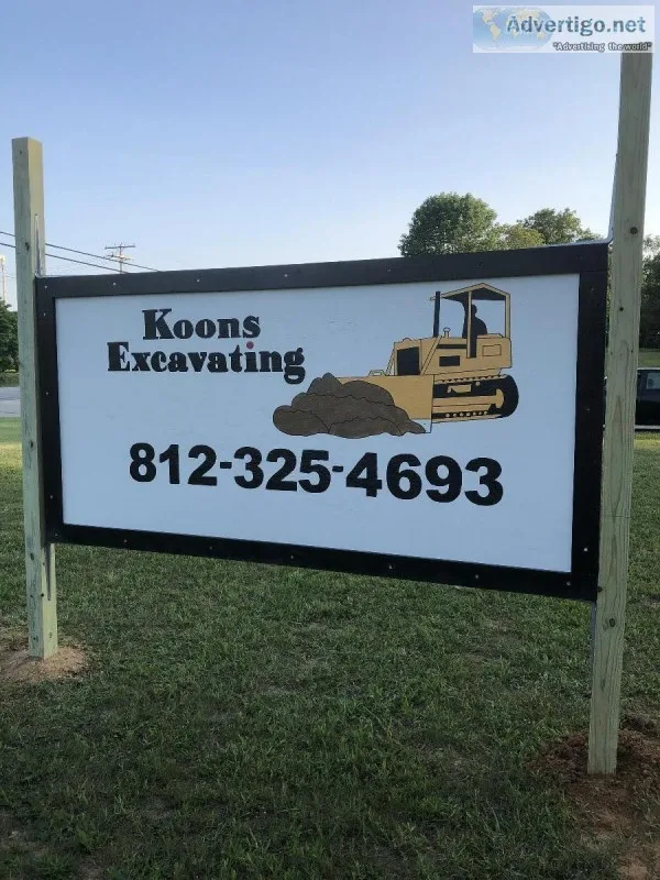 Koons Excavating for ALL your dirt work needs