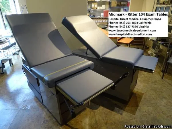 Midmark Ritter 104 Exam Tables