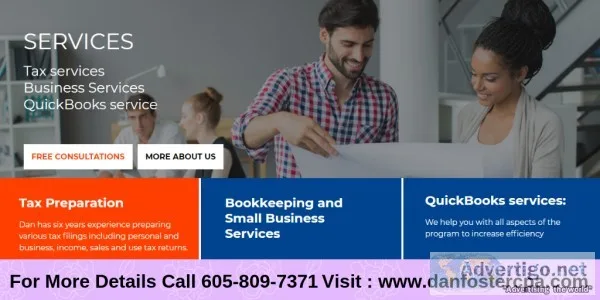 Business Financial Services  Dan Foster CPA  Sioux Falls SD