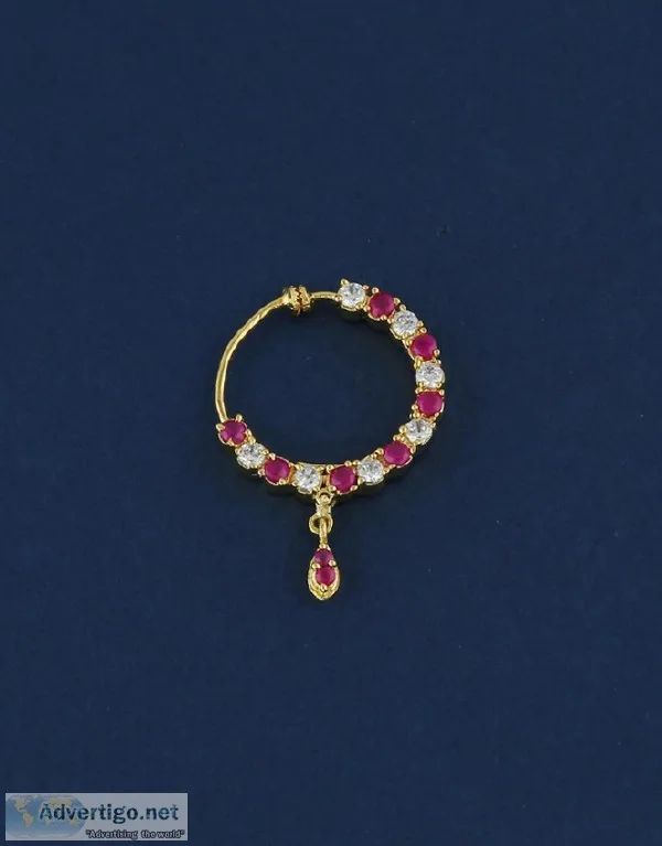 Buy Exclusive Collection of Nose Rings for Women from Anuradha A