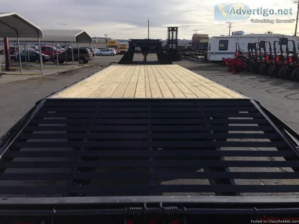 Gooseneck Flat Deck Trailer PJ Trailers FD302-MR