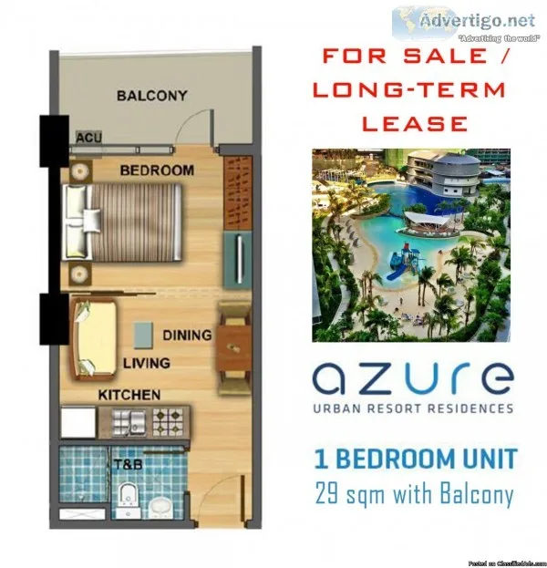 Furnished 1 BR Condo