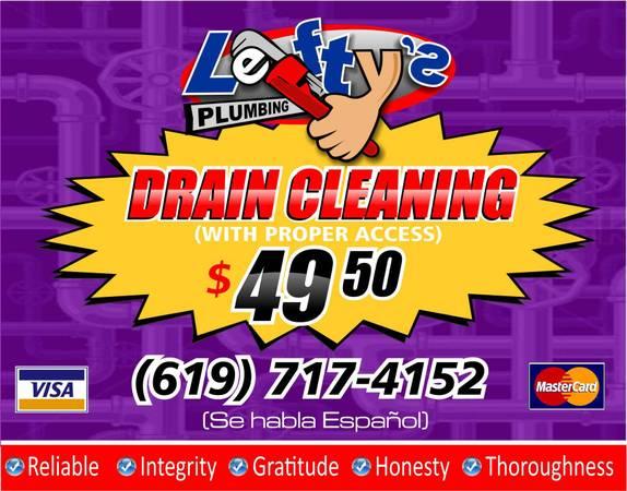 plumbing drain cleaning water heater plumber