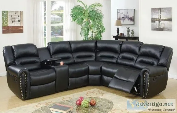 &quotWholesale&quot  New Sectional wConsole Recliner